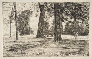 Greenwich Park alkotó: James McNeill Whistler