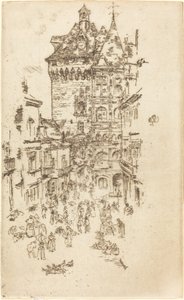 Városháza, Loches alkotó: James Abbott McNeill Whistler