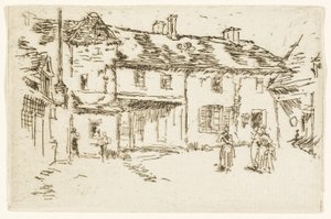 Hotel de la Promenade, Loches alkotó: James Abbott McNeill Whistler