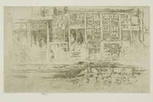 Zsidó negyed, Amszterdam alkotó: James McNeill Whistler