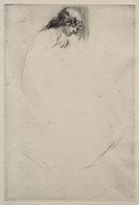 Jo hajlított feje alkotó: James McNeill Whistler
