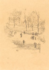 Kensington Gardens alkotó: James Abbott McNeill Whistler
