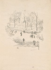 Kensington Gardens alkotó: James Abbott McNeill Whistler