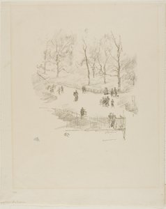 Kensington Gardens alkotó: James Abbott McNeill Whistler