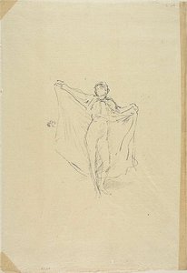 La Danseuse: Tanulmány az aktról alkotó: James Abbott McNeill Whistler