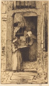 A mustárárusnő alkotó: James McNeill Whistler