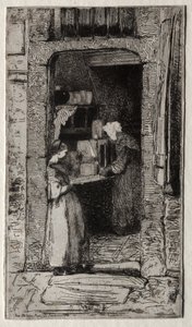 A mustárárusnő alkotó: James McNeill Whistler