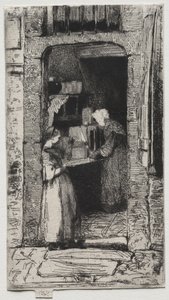 A mustárárusnő alkotó: James McNeill Whistler