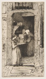 A mustárárusnő alkotó: James McNeill Whistler