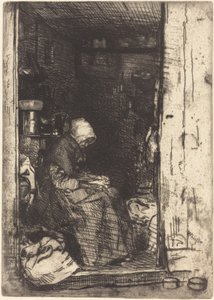 A rongyos öregasszony alkotó: James Abbott McNeill Whistler