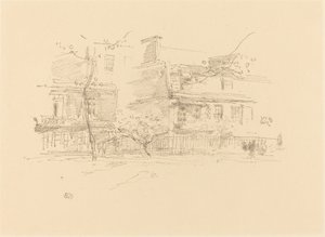 Lindsay Row, Chelsea alkotó: James Abbott McNeill Whistler