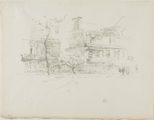 Lindsey Row, Chelsea alkotó: James Abbott McNeill Whistler