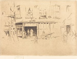 Kis udvar alkotó: James Abbott McNeill Whistler