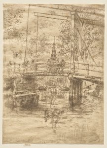 Kis felvonóhíd, Amszterdam alkotó: James McNeill Whistler