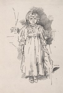 A kis Evelyn alkotó: James McNeill Whistler