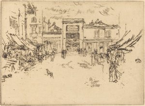 Kis piactér, Tours alkotó: James McNeill Whistler