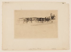 Little Putney Bridge alkotó: James Abbott McNeill Whistler
