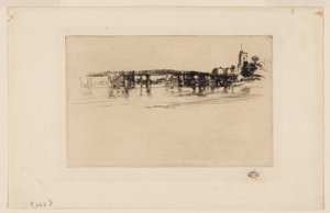 Little Putney Bridge alkotó: James Abbott McNeill Whistler