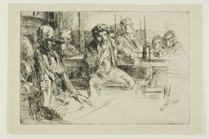 Longshore Men alkotó: James Abbott McNeill Whistler