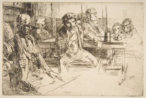 Kikötőmunkások alkotó: James McNeill Whistler