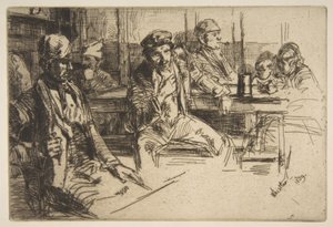 Kikötői munkások alkotó: James McNeill Whistler