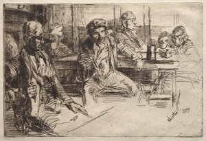 Kikötői munkások alkotó: James McNeill Whistler
