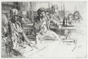 Kikötőmunkások alkotó: James McNeill Whistler