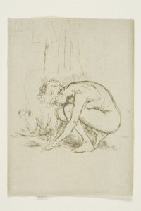 Lehajló modell alkotó: James Abbott McNeill Whistler