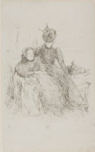 Anya és lánya alkotó: James McNeill Whistler