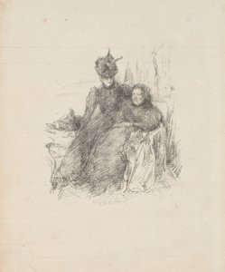 Anya és lánya alkotó: James Abbott McNeill Whistler