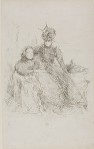 Anya és lánya alkotó: James Abbott McNeill Whistler