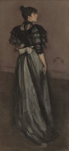 Gyöngyház és ezüst: Az andalúziai nő alkotó: James McNeill Whistler