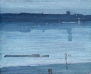 Nocturne: Kék és ezüst – Chelsea alkotó: James McNeill Whistler