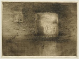 Éjszakai koncert:  Furnace alkotó: James McNeill Whistler