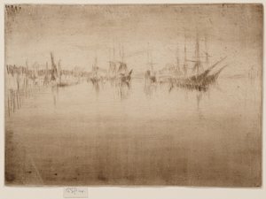 Nocturne: Szállítás alkotó: James McNeill Whistler