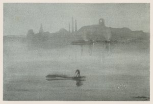 Nocturne: A folyó Battersea-nél alkotó: James McNeill Whistler