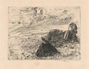 Dajka és gyermek alkotó: James Abbott McNeill Whistler