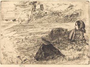 Dajka és gyermek alkotó: James Abbott McNeill Whistler
