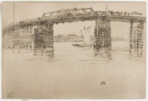Régi Battersea híd alkotó: James Abbott McNeill Whistler