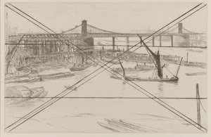 Régi Hungerford híd alkotó: James Abbott McNeill Whistler