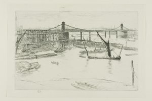 Régi Hungerford híd alkotó: James Abbott McNeill Whistler