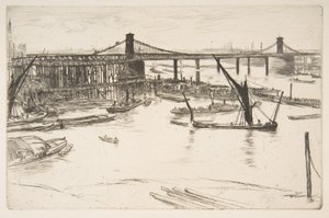Régi Hungerford híd alkotó: James McNeill Whistler