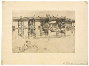 Régi Putney híd alkotó: James Abbott McNeill Whistler