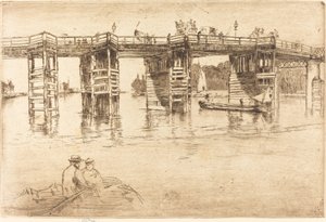 Régi Putney híd alkotó: James Abbott McNeill Whistler