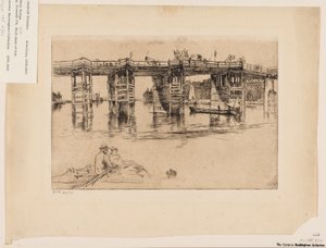 Régi Putney híd alkotó: James Abbott McNeill Whistler