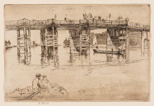 Régi Putney híd alkotó: James Abbott McNeill Whistler
