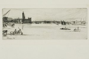 Régi Westminster híd alkotó: James Abbott McNeill Whistler