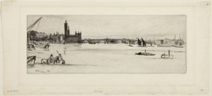 A régi Westminster híd alkotó: James McNeill Whistler