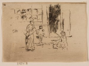 Petticoat Lane alkotó: James Abbott McNeill Whistler