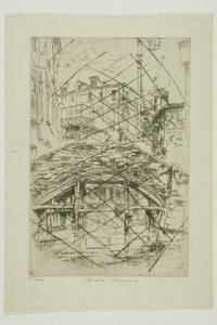 Piovan híd alkotó: James Abbott McNeill Whistler